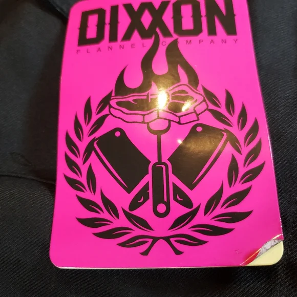 NWT DIXXON Women's Large Dinner Party Flannel  Leopard Print Trim Pearl Snap - Picture 3 of 12